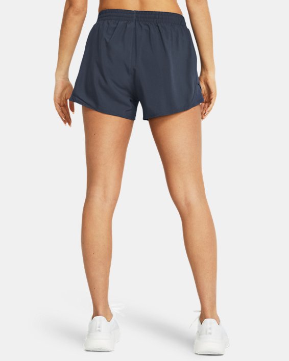 Women's UA Fly-By 3" Shorts in Gray image number 1